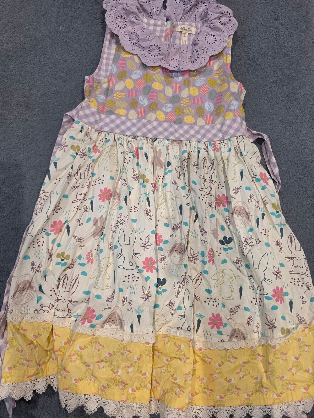 Matilda Jane Bunny Spring Easter Dress Girls 8